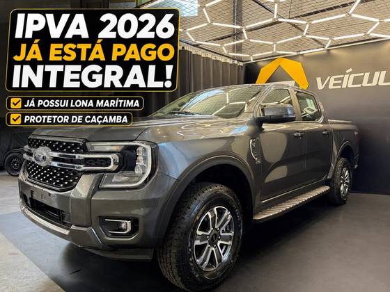 FORD RANGER 3.0 V6 TURBO DIESEL CD XLT 4X4 AUTOMÁTICO FORD RANGER 3.0 V6 TURBO DIESEL CD XLT 4X4 AUTOMÁTICO